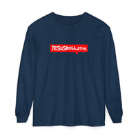 'Jesusdoll.com' Shirt - Unisex Adult Long Sleeve Tee Shirt - Sizes S-3XL