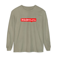 'Jesusdoll.com' Shirt - Unisex Adult Long Sleeve Tee Shirt - Sizes S-3XL