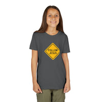 "Follow Jesus" Street Sign T Shirt - Youth Short Sleeve - Unisex Sizes YS-YXL