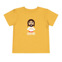 "Love God Love Others" Jesus Heart Shirt - Toddler T-Shirt - Sizes 2T-5T