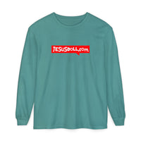 'Jesusdoll.com' Shirt - Unisex Adult Long Sleeve Tee Shirt - Sizes S-3XL