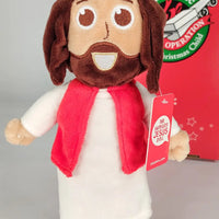 Shoebox Jesus Doll is a 9" plush Jesus that makes a WOW Gift Idea for Operation Christmas Child.