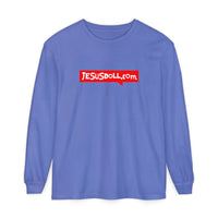 'Jesusdoll.com' Shirt - Unisex Adult Long Sleeve Tee Shirt - Sizes S-3XL