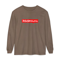 'Jesusdoll.com' Shirt - Unisex Adult Long Sleeve Tee Shirt - Sizes S-3XL