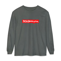 'Jesusdoll.com' Shirt - Unisex Adult Long Sleeve Tee Shirt - Sizes S-3XL