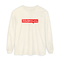 'Jesusdoll.com' Shirt - Unisex Adult Long Sleeve Tee Shirt - Sizes S-3XL