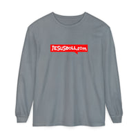 'Jesusdoll.com' Shirt - Unisex Adult Long Sleeve Tee Shirt - Sizes S-3XL