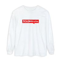 'Jesusdoll.com' Shirt - Unisex Adult Long Sleeve Tee Shirt - Sizes S-3XL