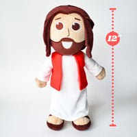 The Talking Jesus Doll - The 12" Plush Jesus Doll that speaks 10 phrases Jesus said in the Bible. A boys and girls toy gift idea for Easter, Baptisms, Birthdays and Christmas.