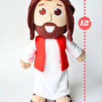 The Talking Jesus Doll - The 12" Plush Jesus Doll that speaks 10 phrases Jesus said in the Bible.  A boys and girls toy gift idea for Easter, Baptisms, Birthdays and Christmas.