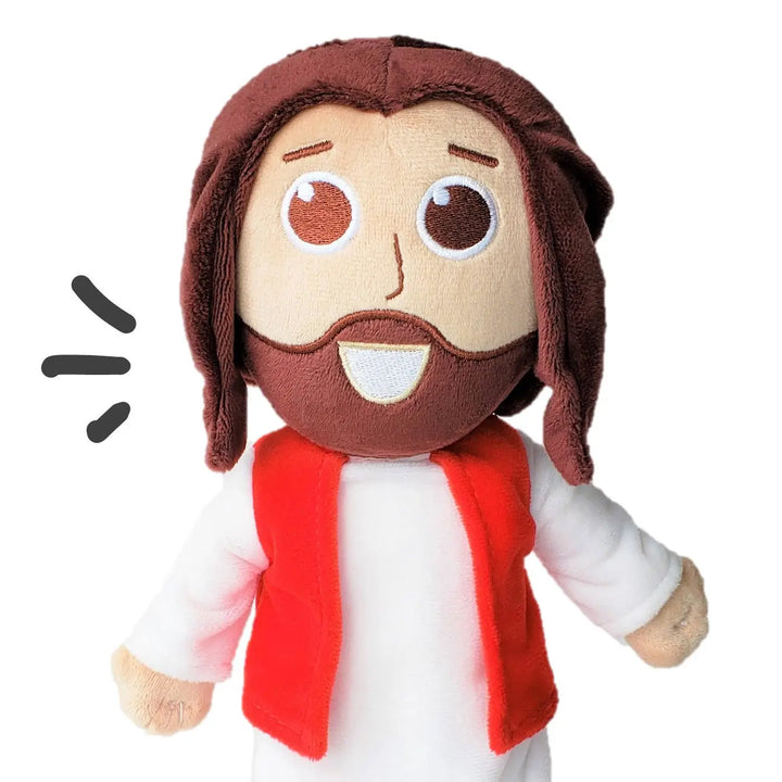 The Talking Jesus Doll is a plush Jesus toy that accelerate awareness and acceptance of Jesus.  Also helps with Bible verse memorization for young children.