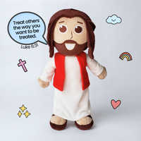 The Talking Jesus Doll - The adorable plush Jesus toy that speaks 10 of Bible verses. Tool for Bible verse memorization. Perfect religious gift for Christian children and grandchildren. From Jesusdoll.com