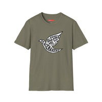 'Blessed Are the Peacemakers' Jesus Quote in Dove Shirt - Unisex Adult Tee Shirt - Sizes XS-5XL