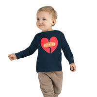 "Forgive" Heals Broken Hearts - Long Sleeve - Toddler T-Shirt -  Sizes 2T-5T