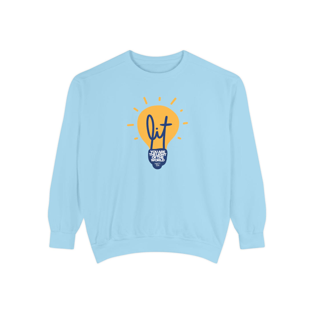 Idea Lightbulb Sweatshirt — "Out" Inspirational Graphic Crewneck