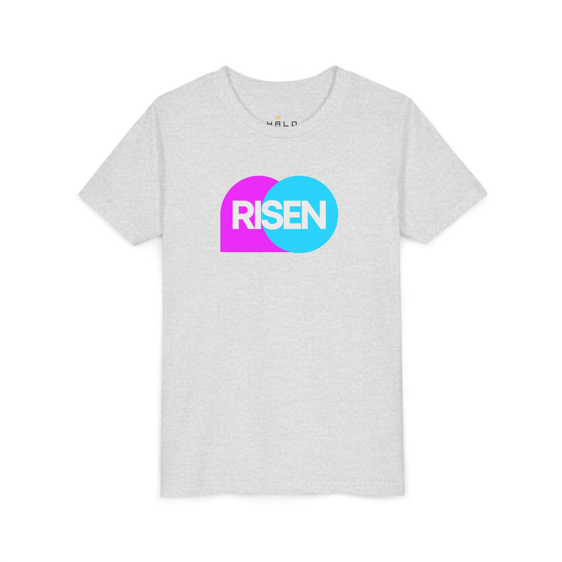 "Risen" Easter Resurrection T Shirt - Youth Short Sleeve - Unisex Sizes YS-YXL