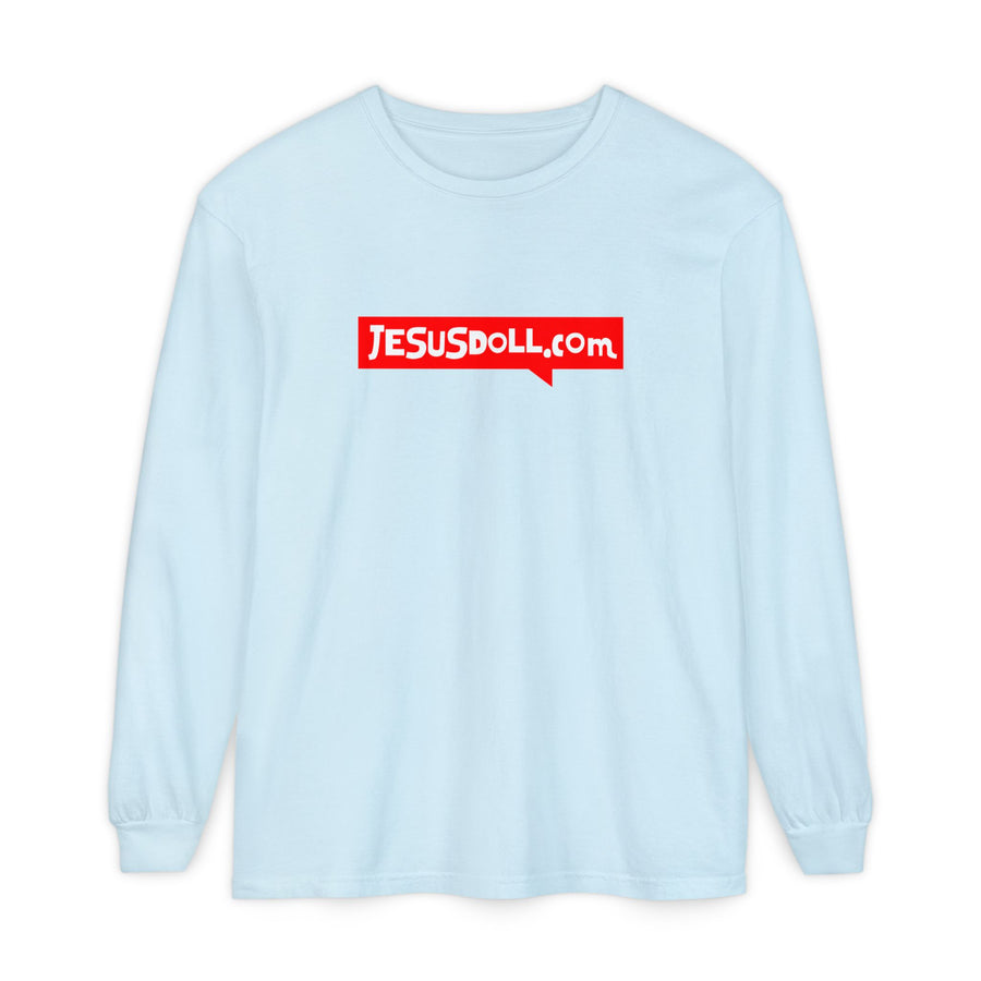 'Jesusdoll.com' Shirt - Unisex Adult Long Sleeve Tee Shirt - Sizes S-3XL