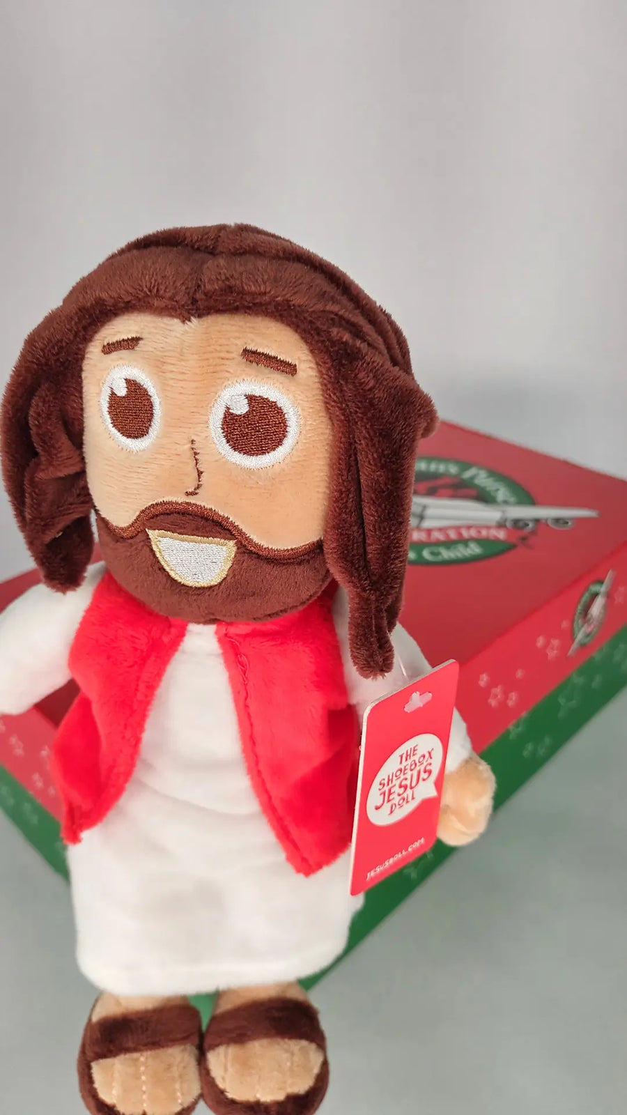 Shoebox Jesus Doll - Perfect WOW Gift Idea for Operation Christmas Child. 