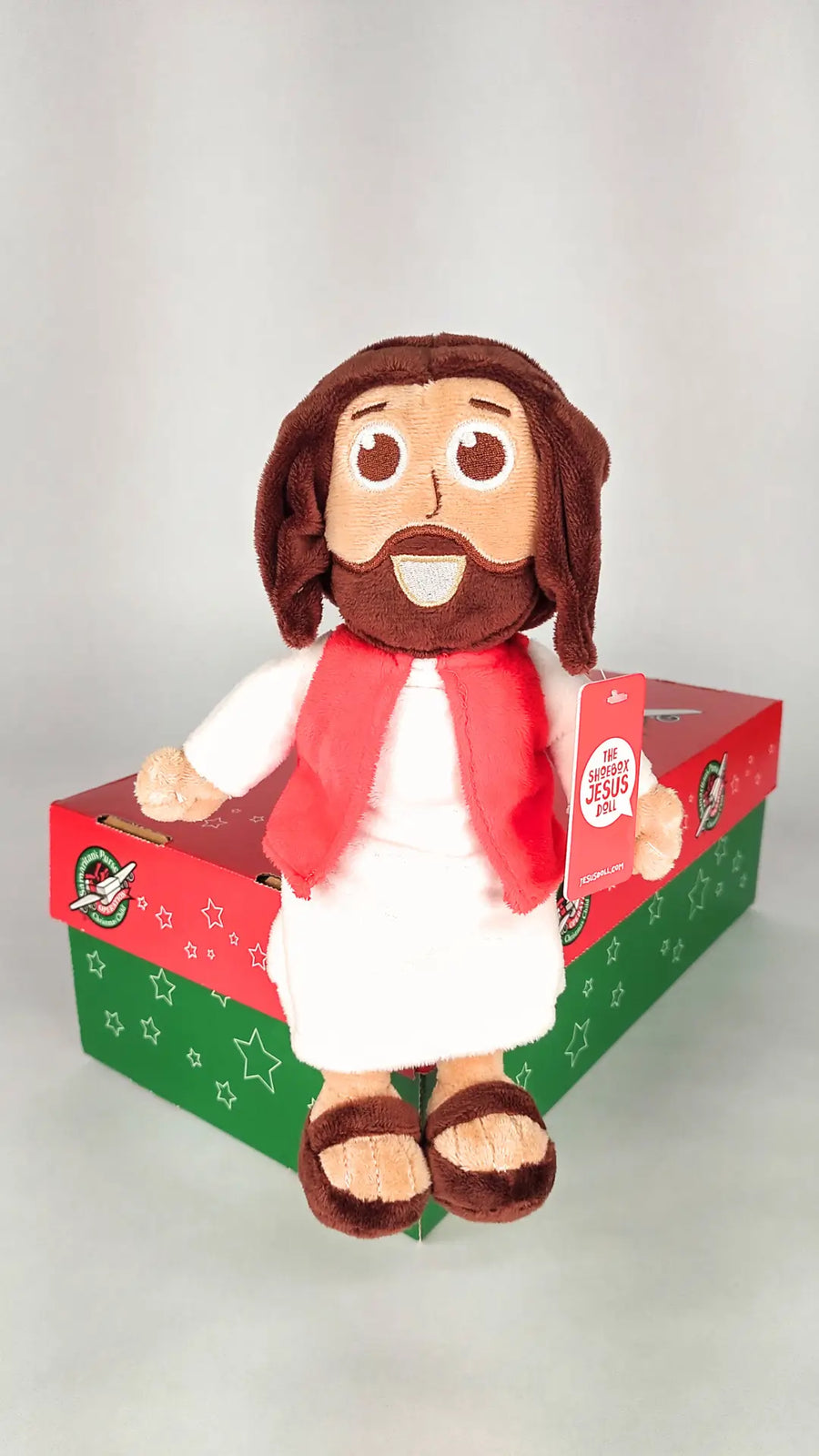 Shoebox Jesus Doll - Perfect WOW Gift Idea for Operation Christmas Child. 