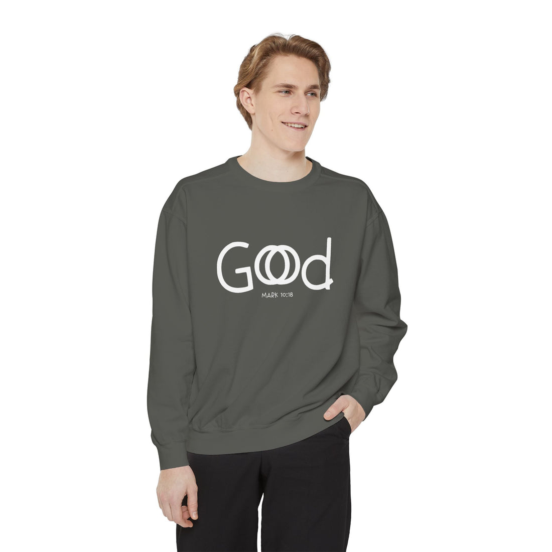 Garment-Dyed Sweatshirt - Cozy Classic Crewneck
