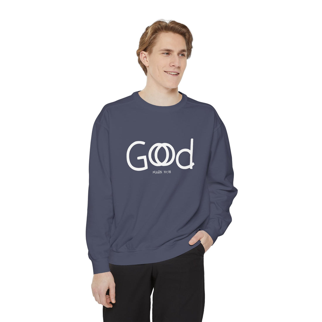 Garment-Dyed Sweatshirt - Cozy Classic Crewneck