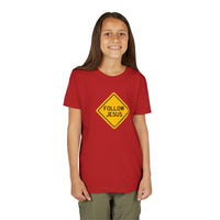 "Follow Jesus" Street Sign T Shirt - Youth Short Sleeve - Unisex Sizes YS-YXL