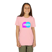 "Risen" Easter Resurrection T Shirt - Youth Short Sleeve - Unisex Sizes YS-YXL