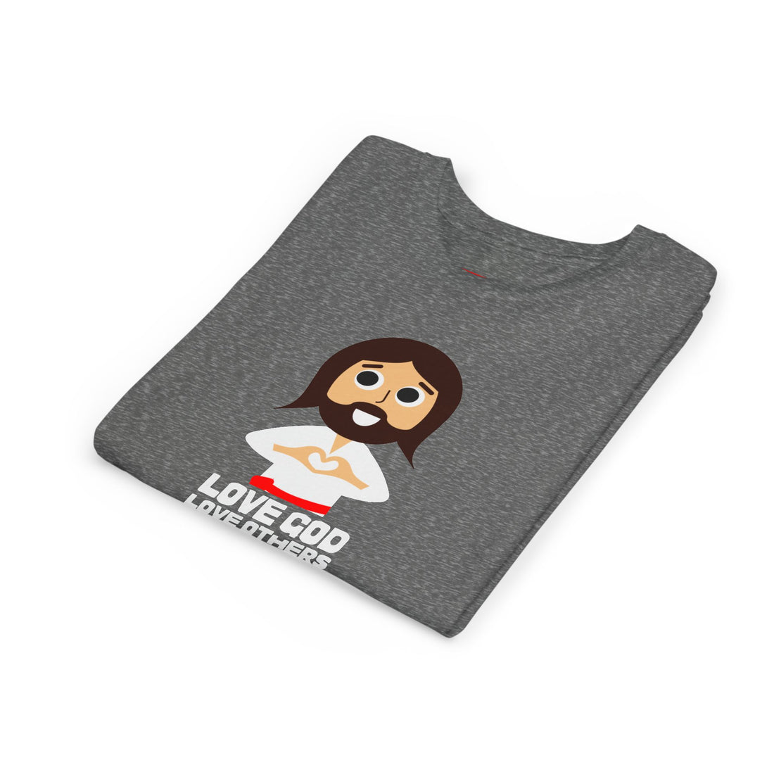 "Love God Love Others" Jesus Heart Shirt -  Youth T-Shirt - Sizes Youth S-XL