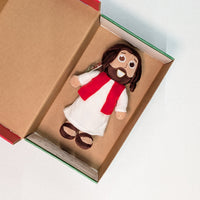 The Shoebox Jesus Doll fits perfectly in an Operation Christmas Child shoebox.  WOW gift for Christmas shoeboxes.  Bulk pricing available. 