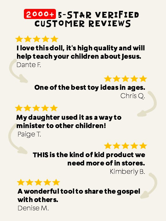 The Talking Jesus Doll - The Plush Jesus Doll that speaks 10 Bible Verses of Jesus. Thousands of 5 star reviews
