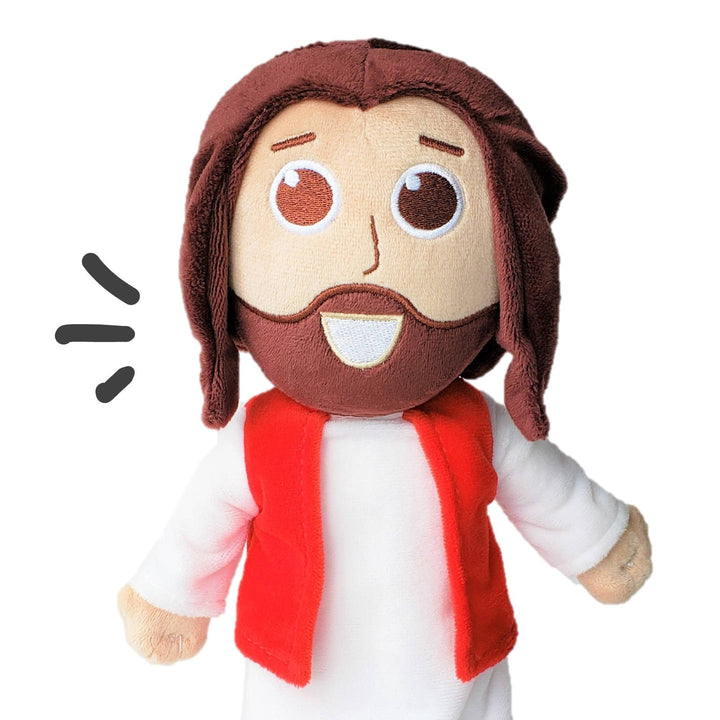 The Talking Jesus Doll - the plush Jesus toy that speaks Bible verses.  From Our Father/Lords Prayer to John 316.  Teach your kids before the world does.