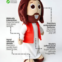 The Talking Jesus Doll is the highest quality plush Jesus toy.