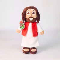 Lil' Jesus is a little plush bead-filled Jesus toy of Jesus Christ.  Made for babies, toddlers,  children and grandchildren.