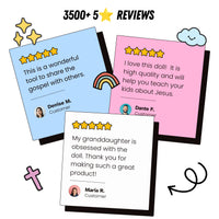 The Talking Jesus Doll is loved by customers with a 4.95* rating..