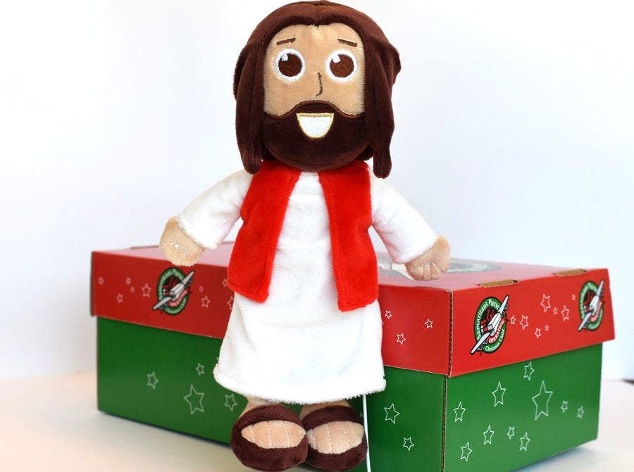 Shoebox Jesus Doll. Perfect gift idea for Operation Christmas Child. Boys, girls, any age and any language.