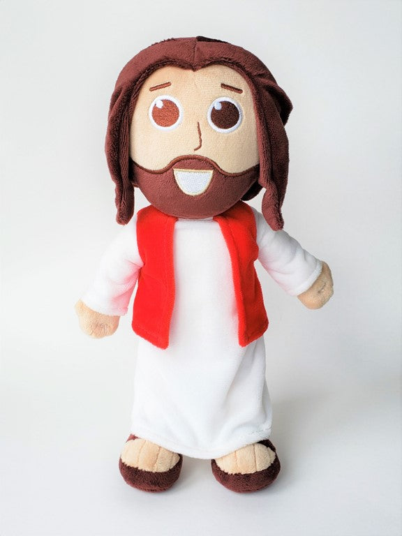 Talking Jesus Doll - Plush Jesus toy, religious gift for kids.  Christian gift.  Easter basket idea.  Confirmation gift idea.  Baptism gift idea. Christmas gift idea.  Give the gift of Jesus Christ.